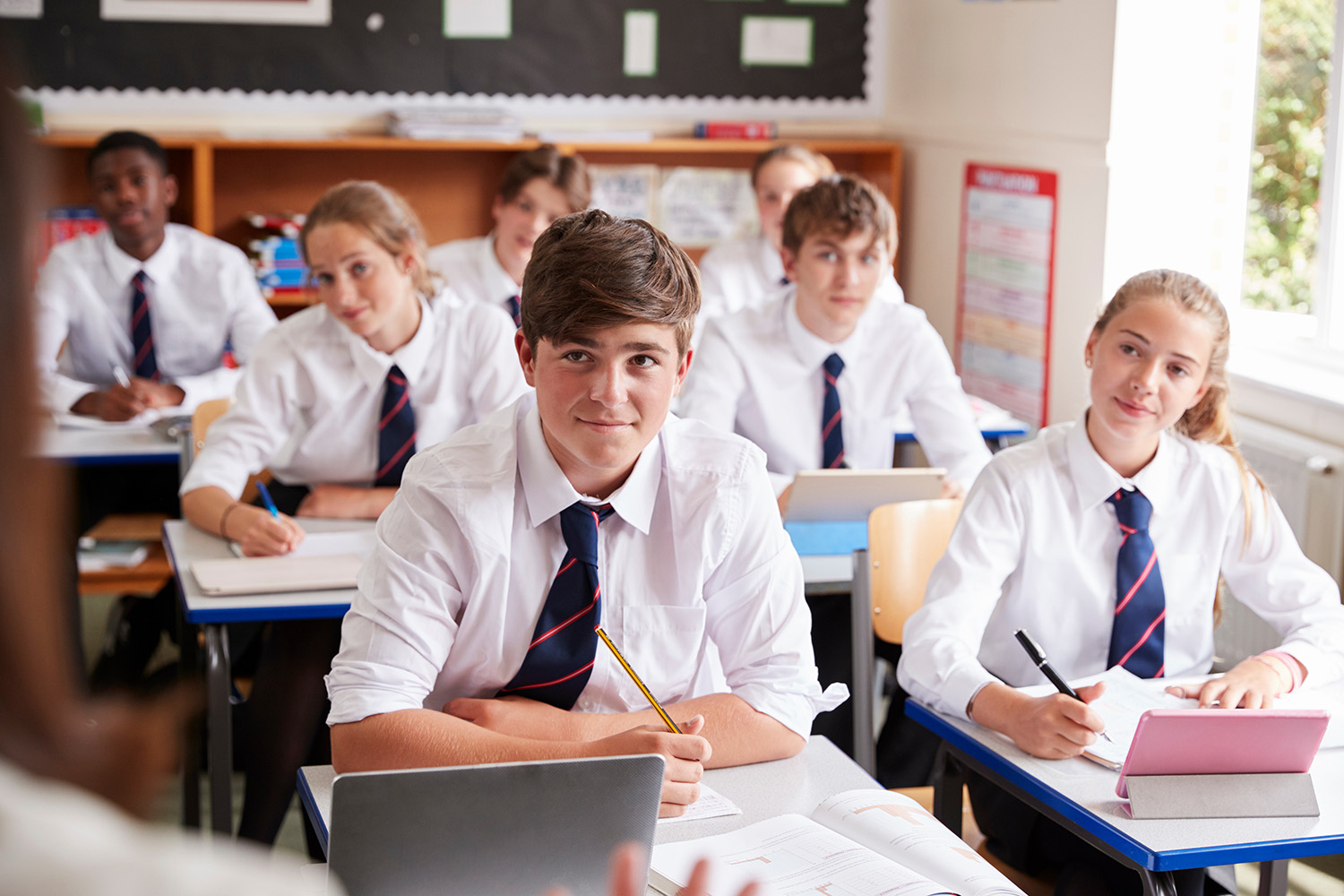 Students in classroom